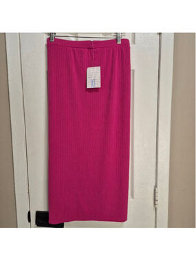 LuLaRoe Hot Pink Ribbed Pencil Skirt